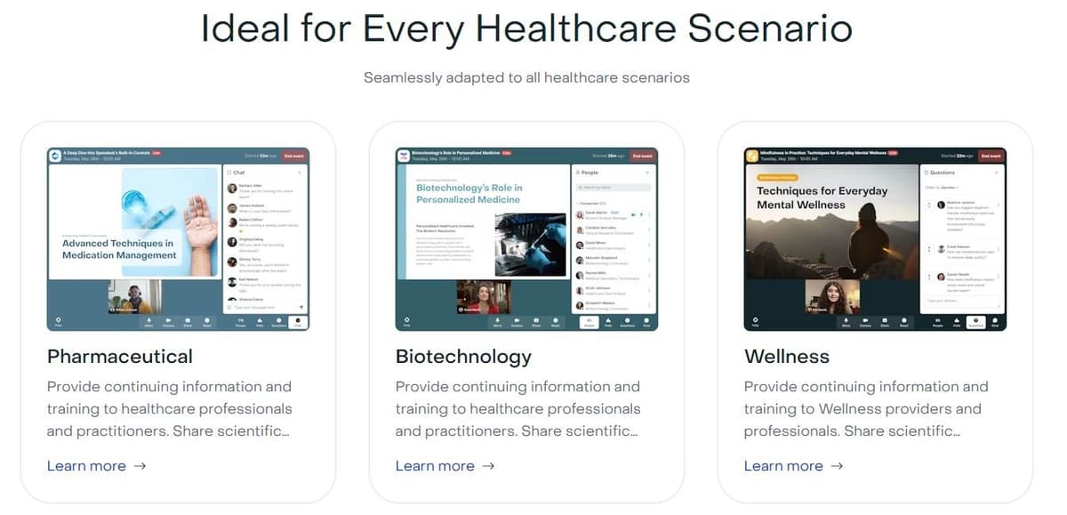 Livestorm Healthcare Solutions