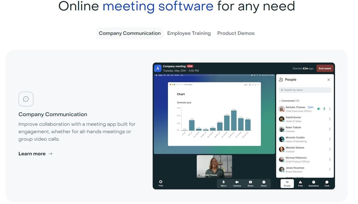 Livestorm Virtual Meetings