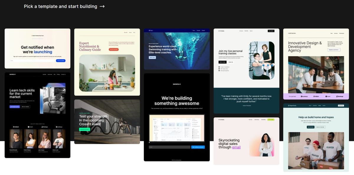 MailerLite Landing Page Builder