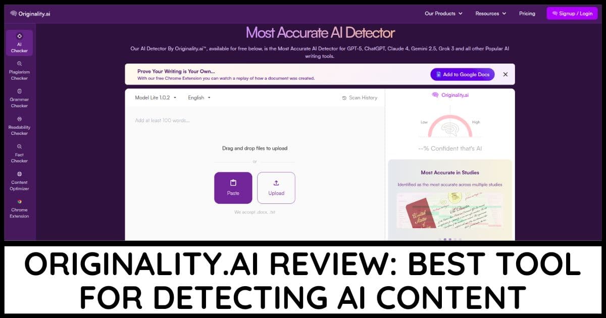 Originality.ai Review cover image