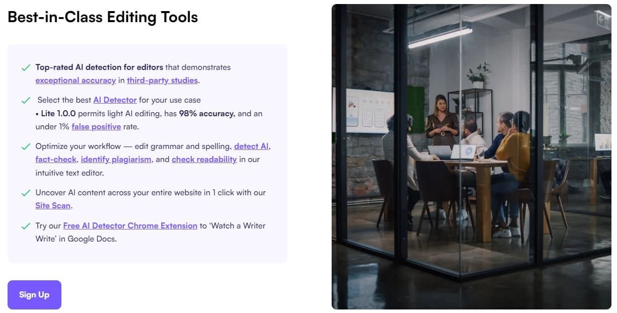 Originality.ai Editing Tools