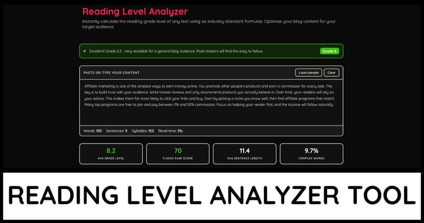Reading Level Analyzer