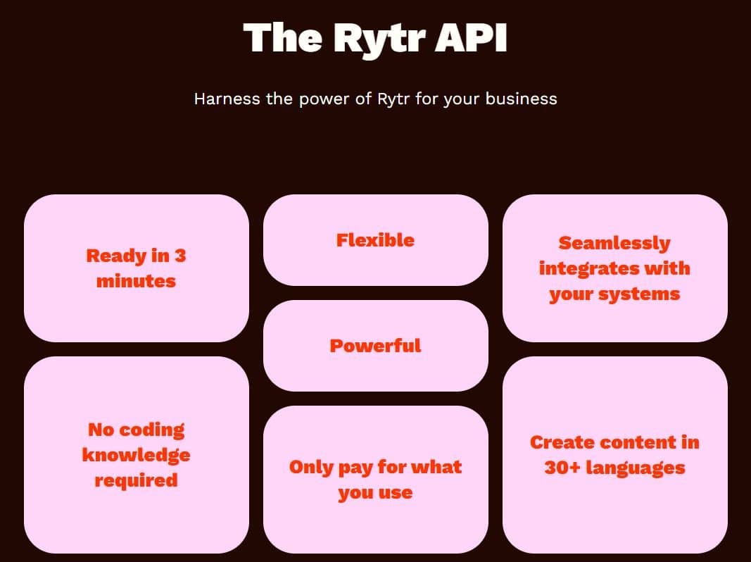Rytr API Integration