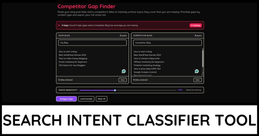 Search Intent Classifier