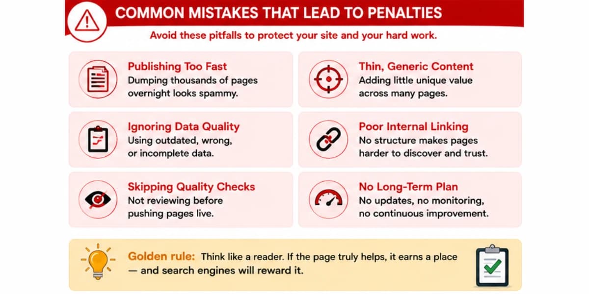 Site scaling common mistakes