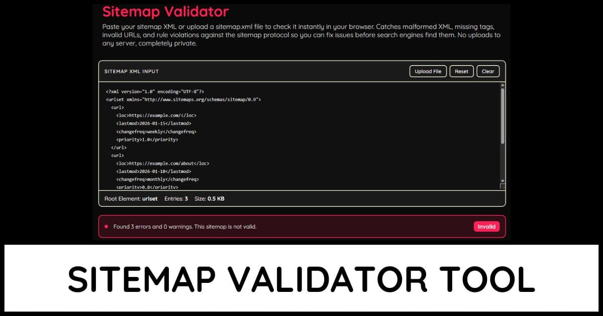 Sitemap Validator