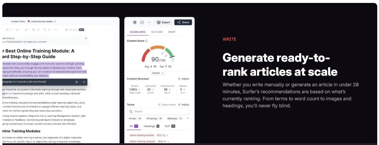 Surfer SEO Solutions for Freelancers