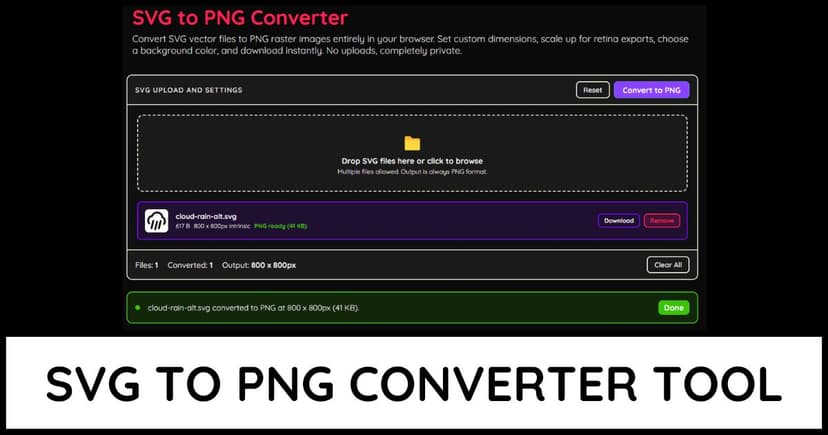 SVG To PNG Converter