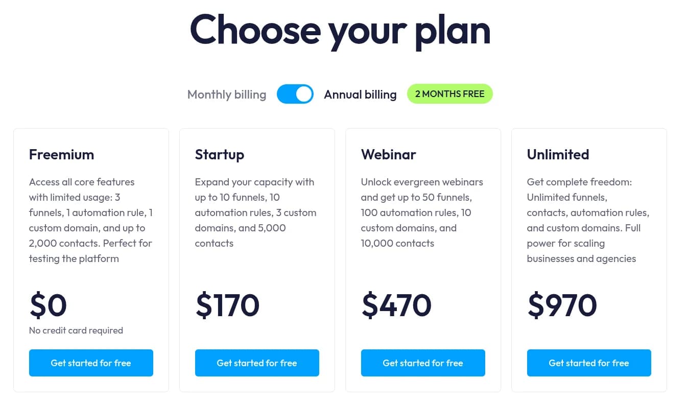 systeme review pricing plans