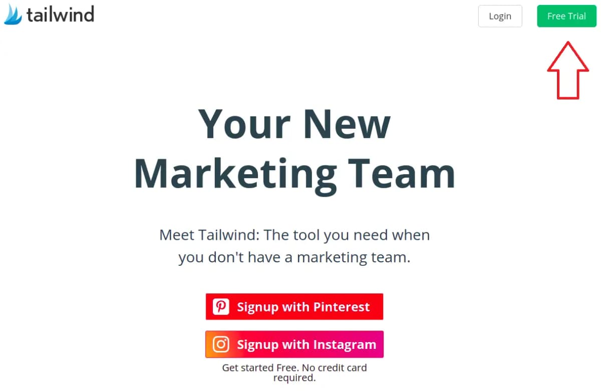 Tailwind Create Signup