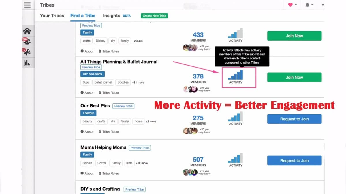 Tailwind Tribes Activity
