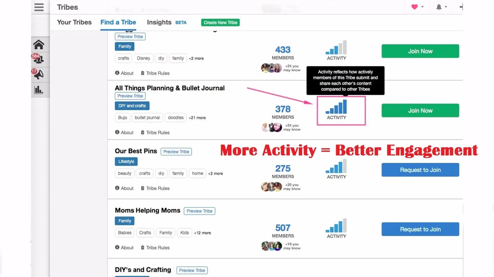 Tailwind Tribes Activity
