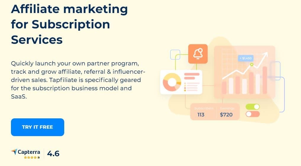 Tapfiliate Subscription Services Solutions