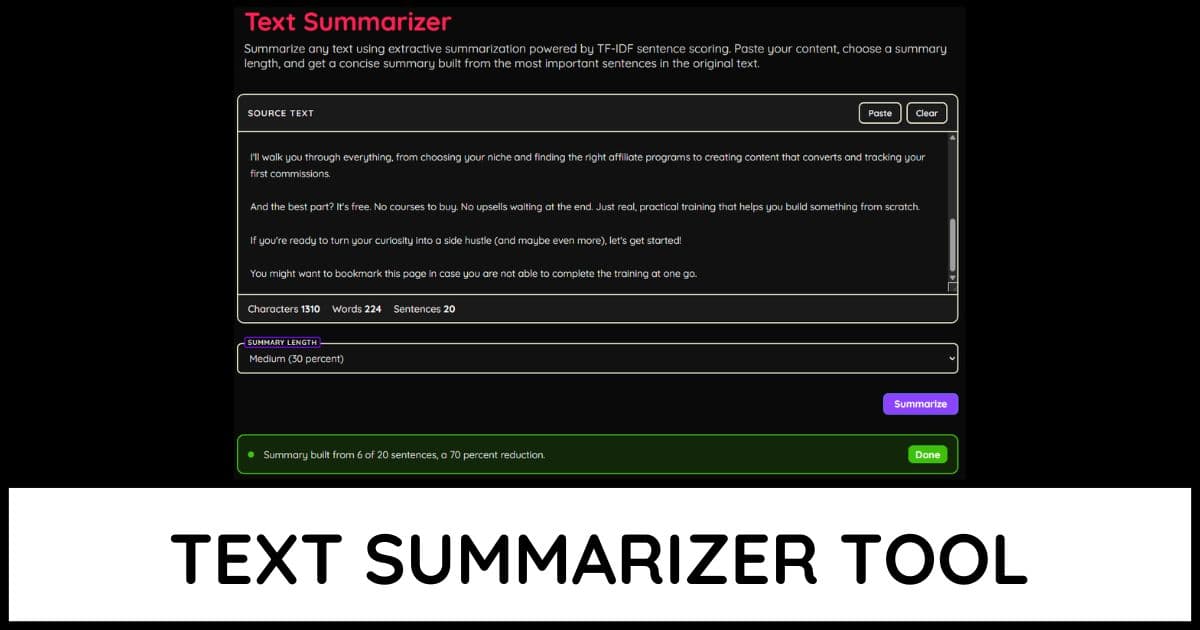 Text Summarizer
