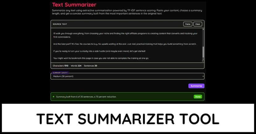 Text Summarizer