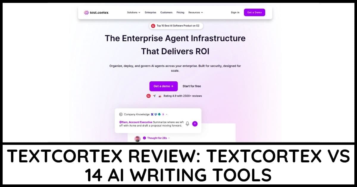 TextCortex Review cover image