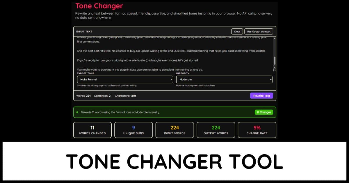 Tone Changer