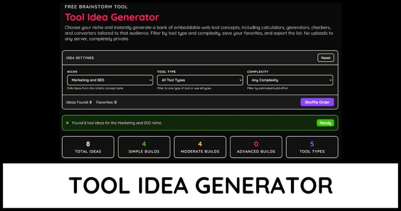 Tool Idea Generator
