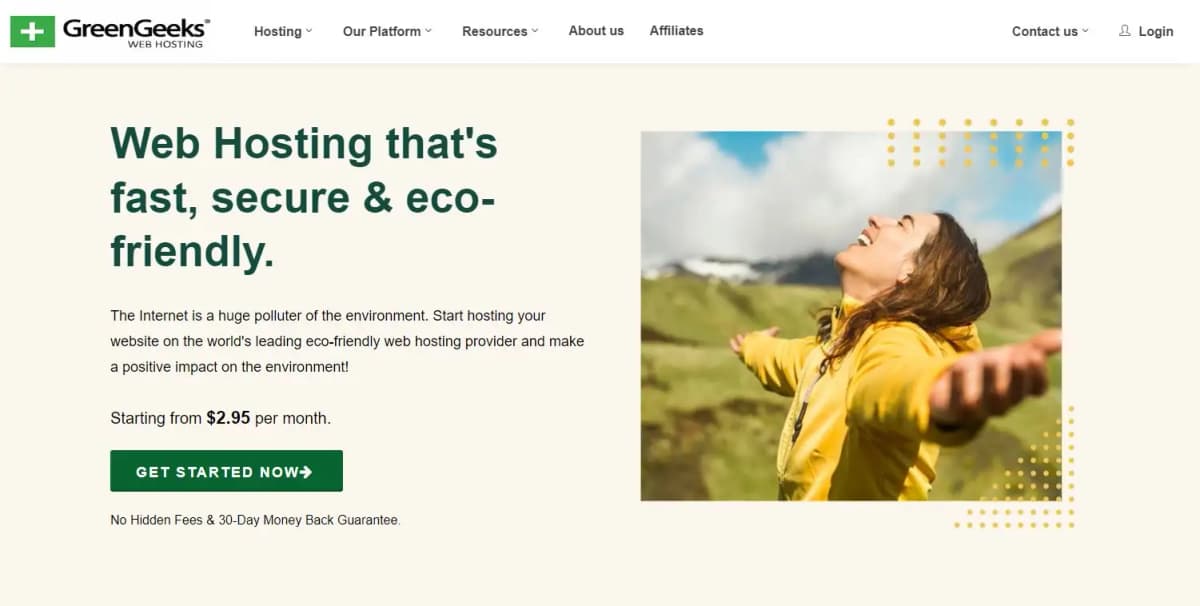 GreenGeeks cloud hosting