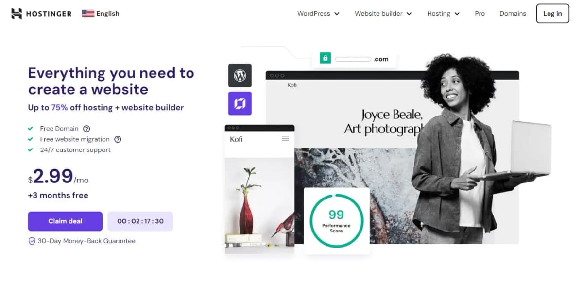 Hostinger cloud hosting