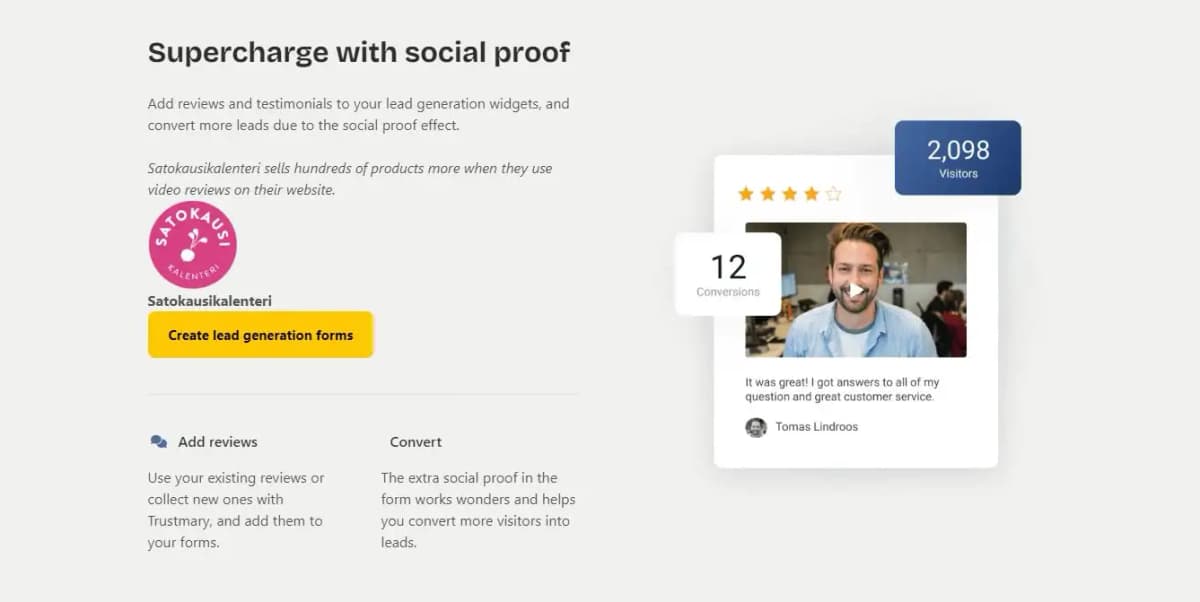 Trustmary Lead Generation