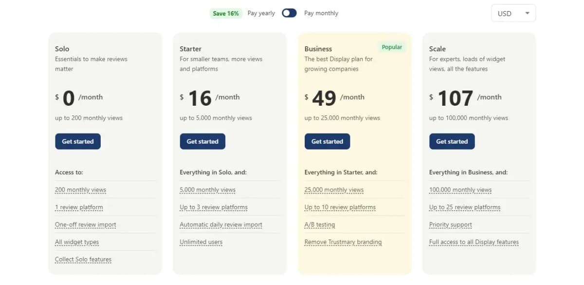 Trustmary Pricing Plans