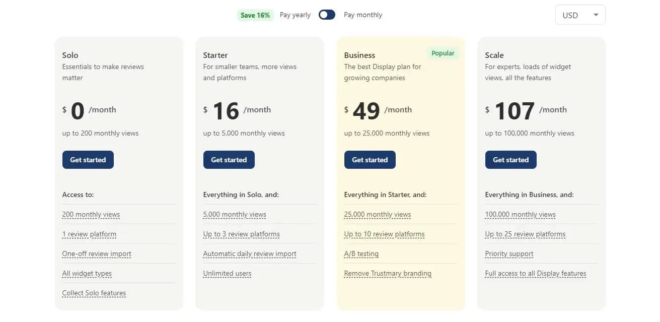 Trustmary Pricing Plans