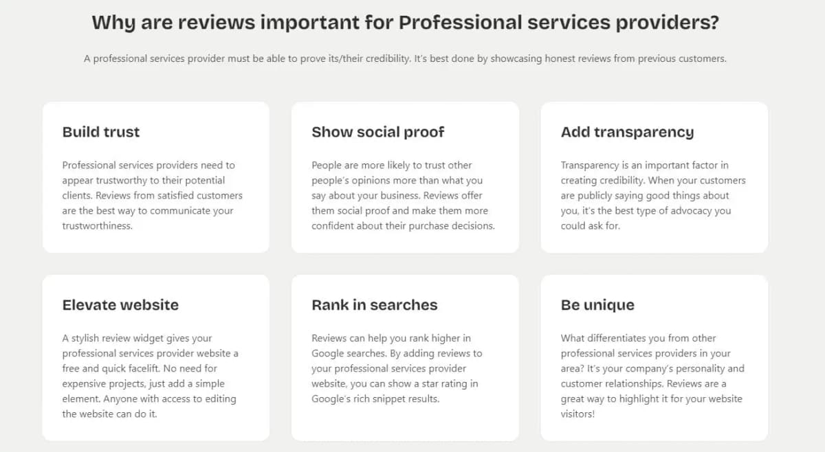 Trustmary Service Providers