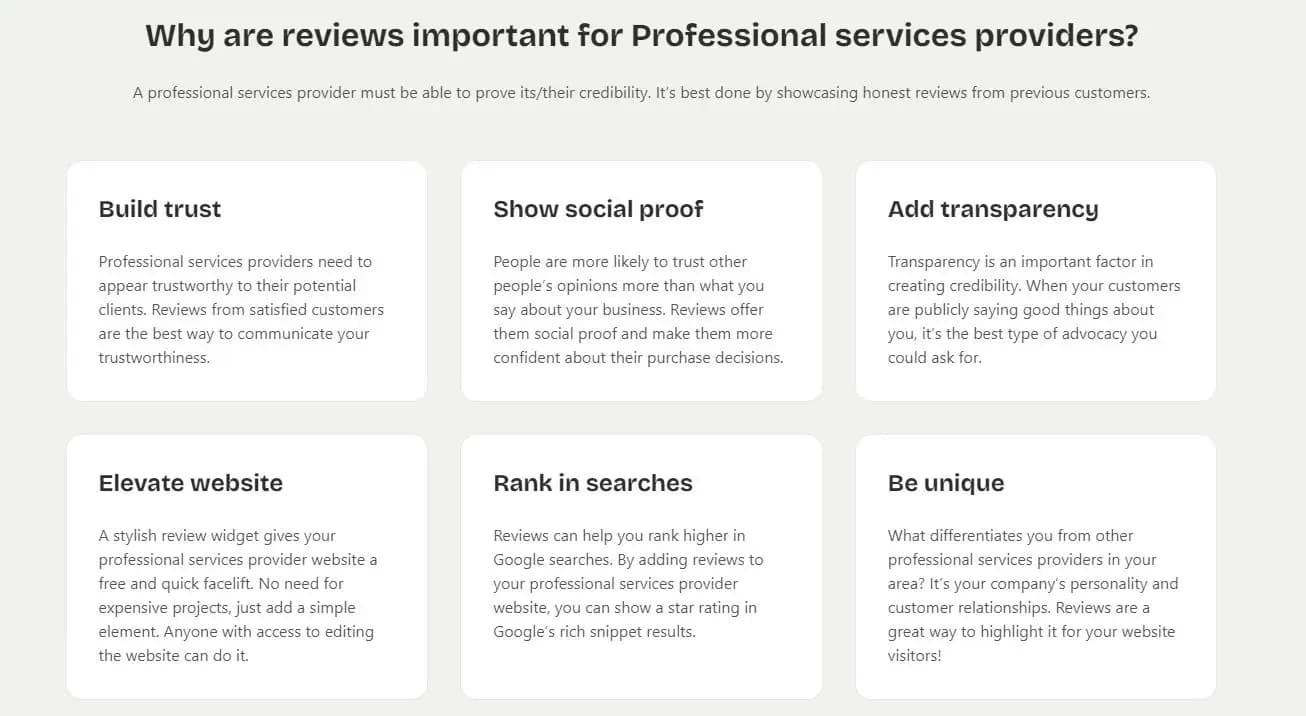 Trustmary Service Providers