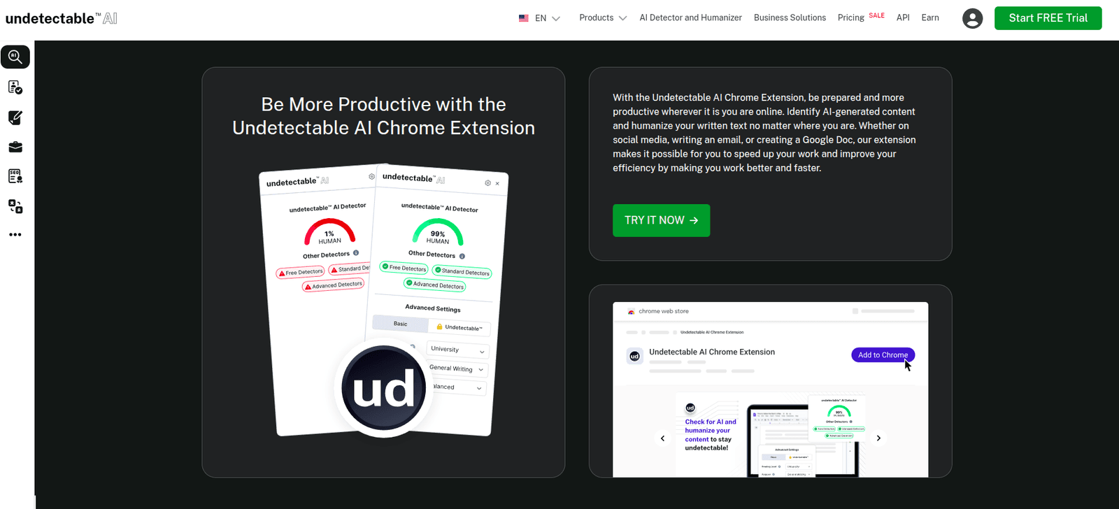 Undetectable AI writing tool