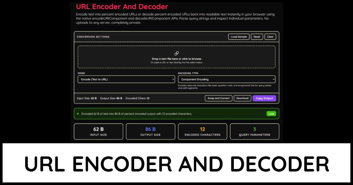 URL Encoder and Decoder