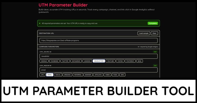 UTM Parameter Builder