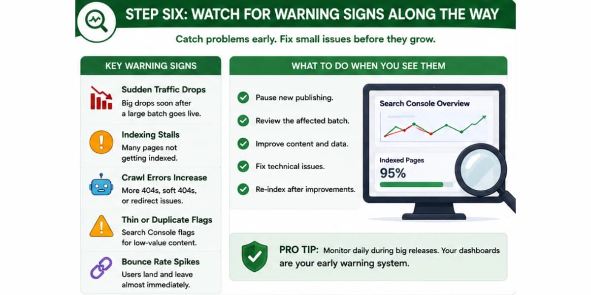 Watch for warning signs