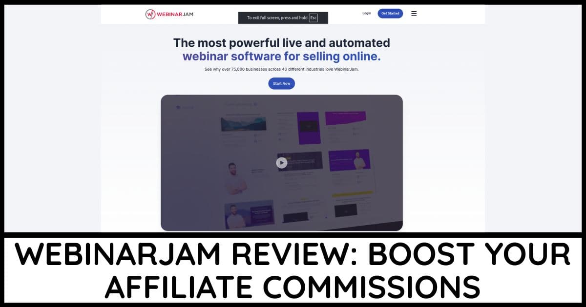 WebinarJam Review cover image