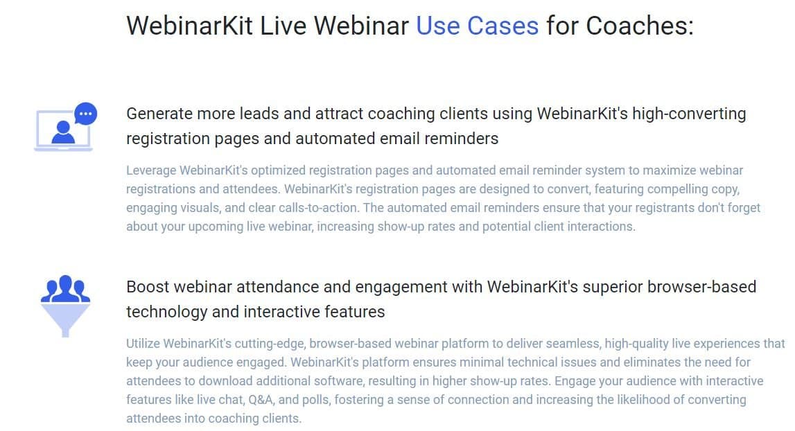 WebinarKit Coaches