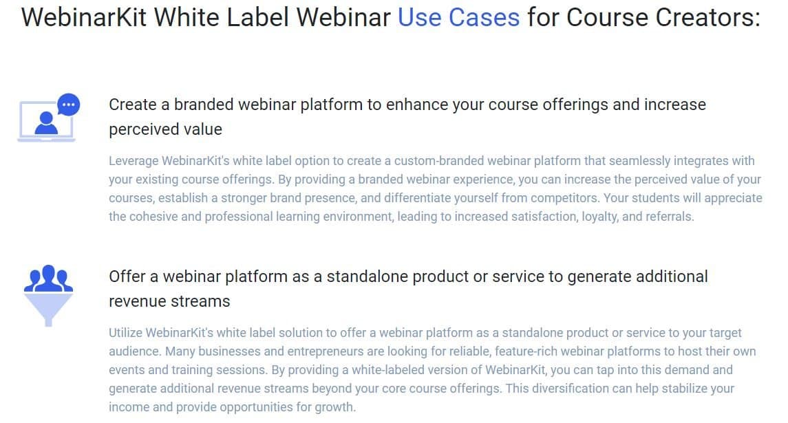 WebinarKit Course Creators
