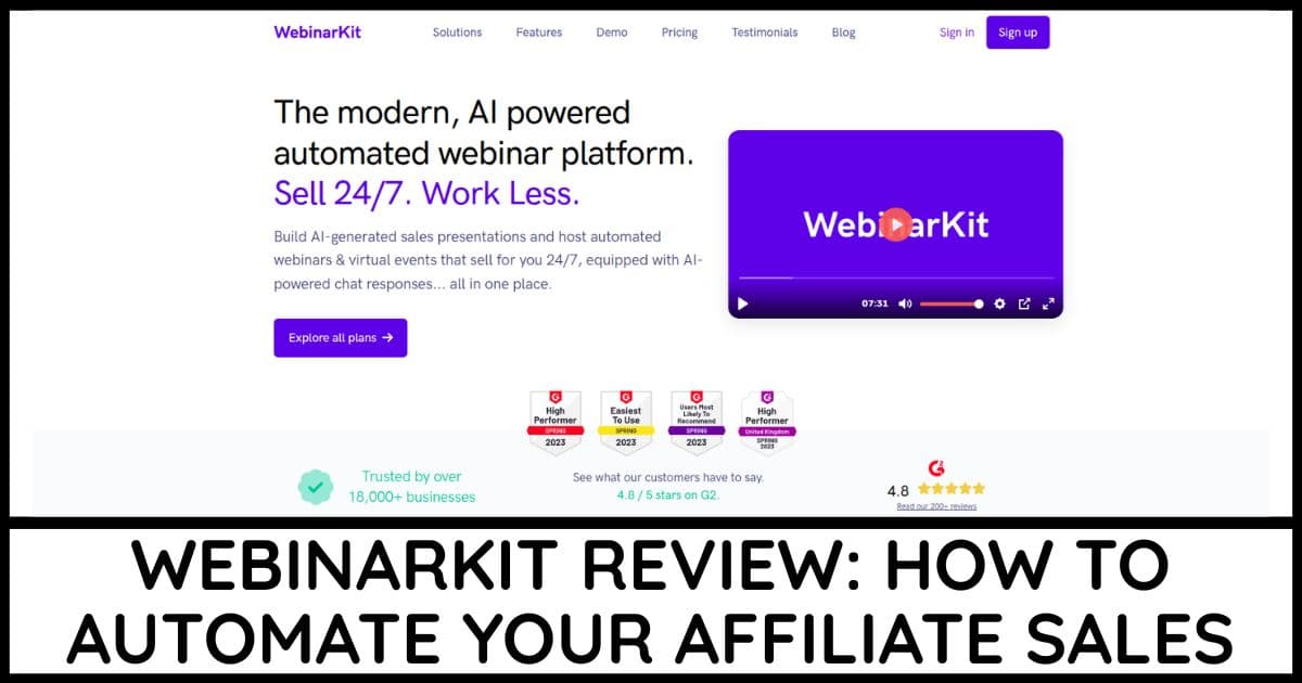 WebinarKit Review cover image