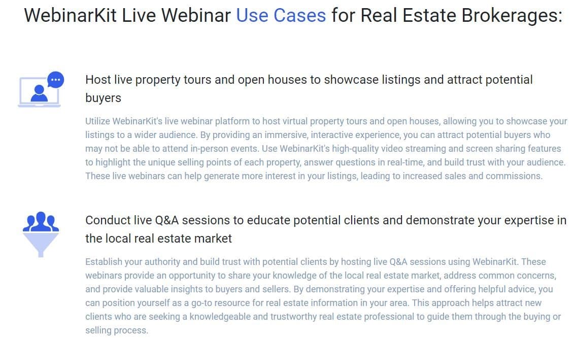 WebinarKit Real Estate