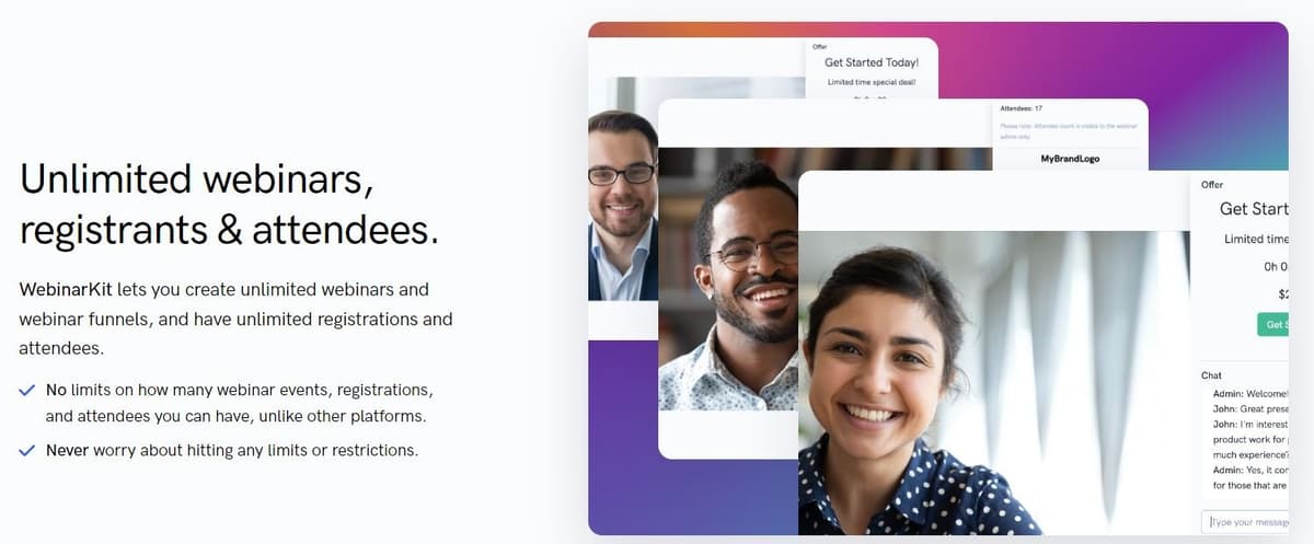 WebinarKit Unlimited Webinars