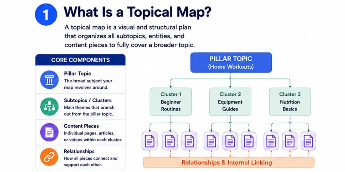 What is a topical map explained
