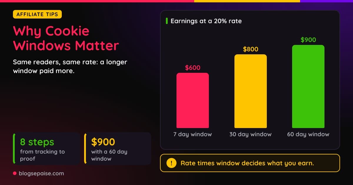 Why cookie windows matter more than commission percent