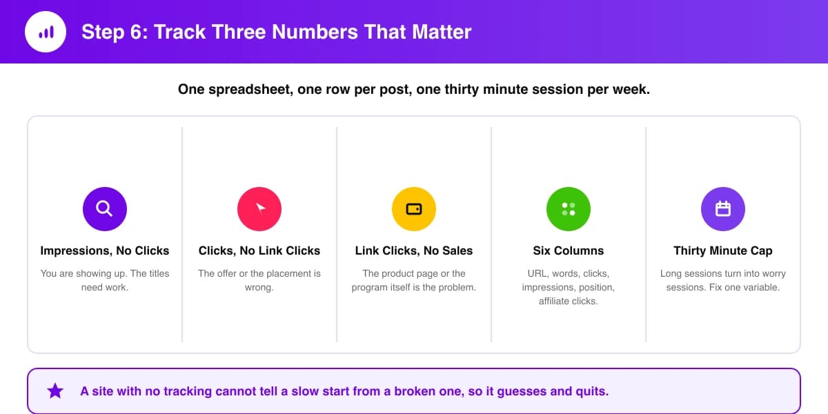 The three affiliate tracking numbers that matter