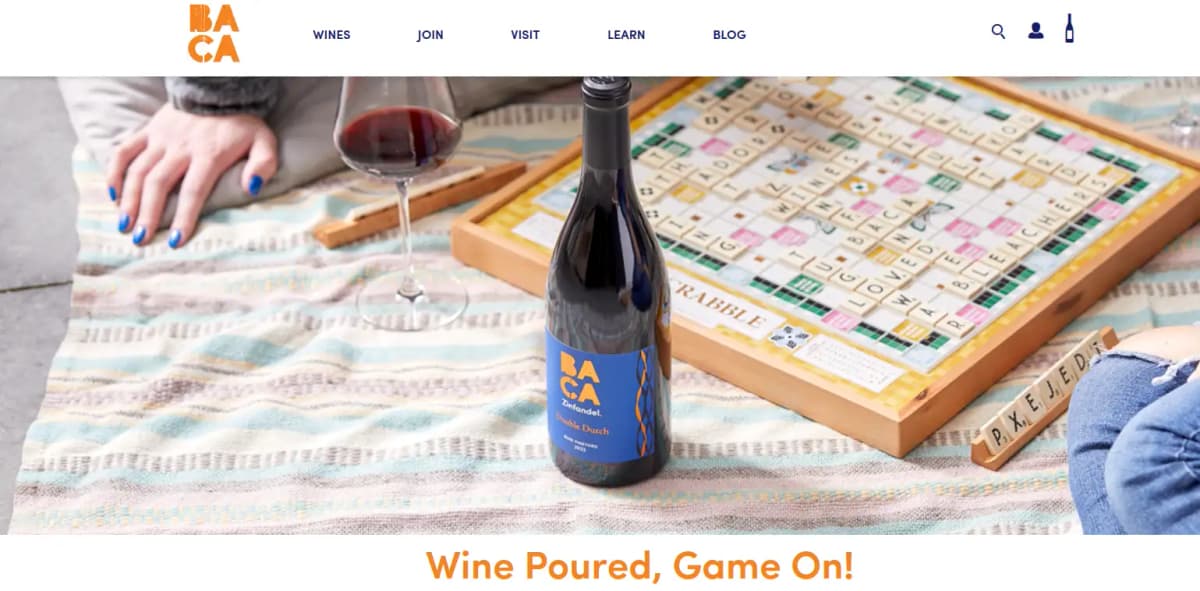 Baca Wines premium Zinfandels