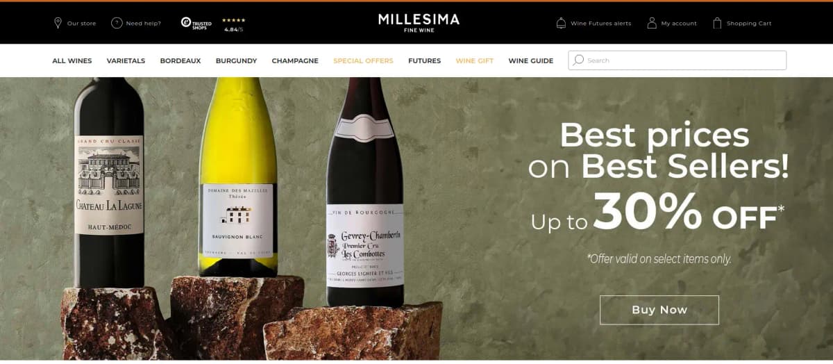 Millesima fine and rare wines