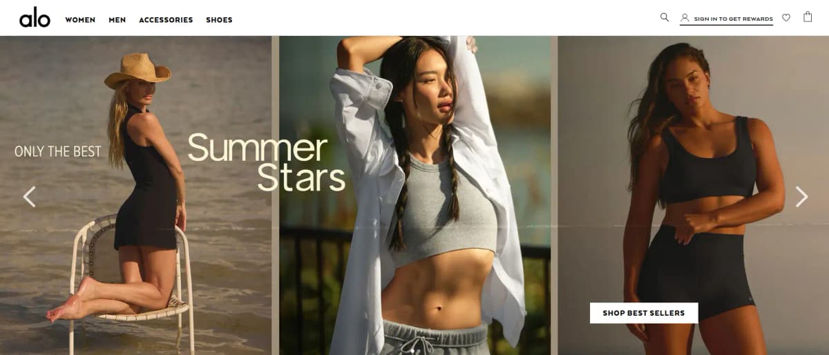Alo Yoga premium activewear