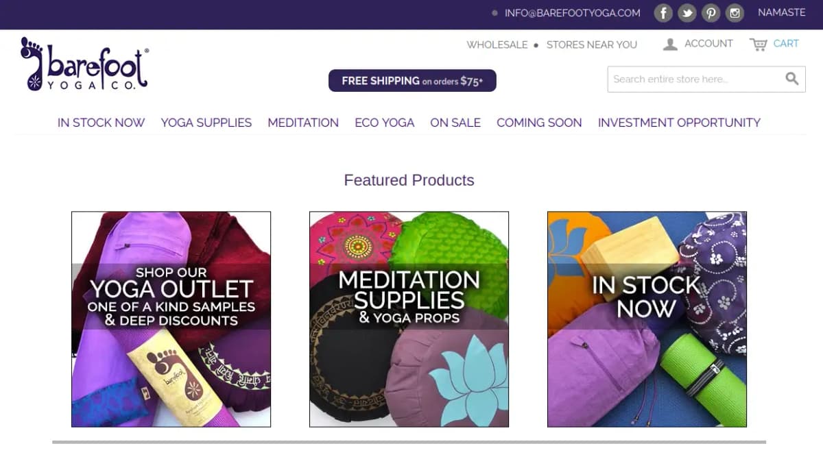 Barefoot Yoga premium yoga products