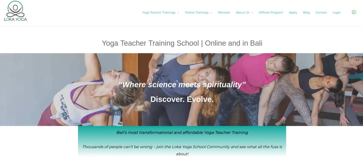 Loka Yoga School teacher training programs