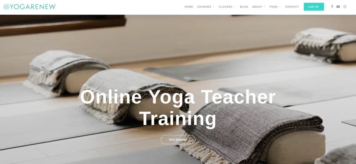 YogaRenew teacher training programs