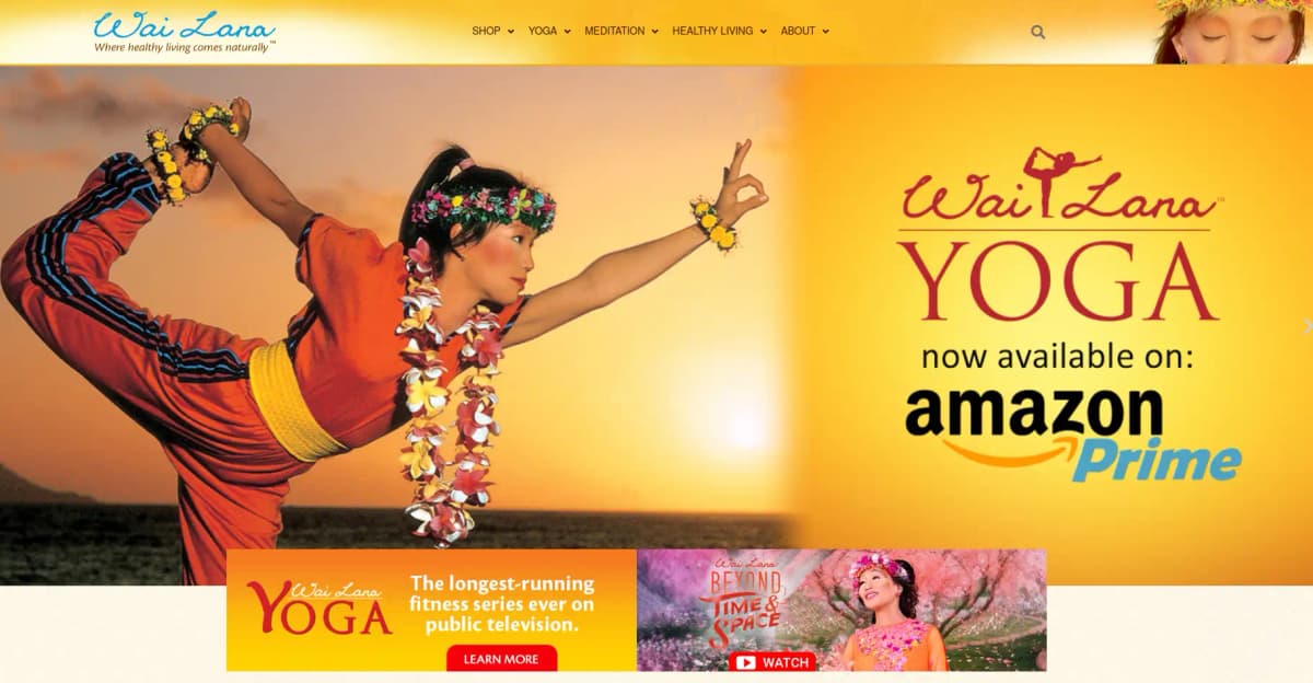 Wai Lana curated yoga products