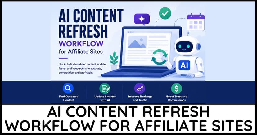 AI content refresh workflow cover image